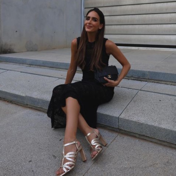 OPENWORK KNIT DRESS - Picture 11 of 11